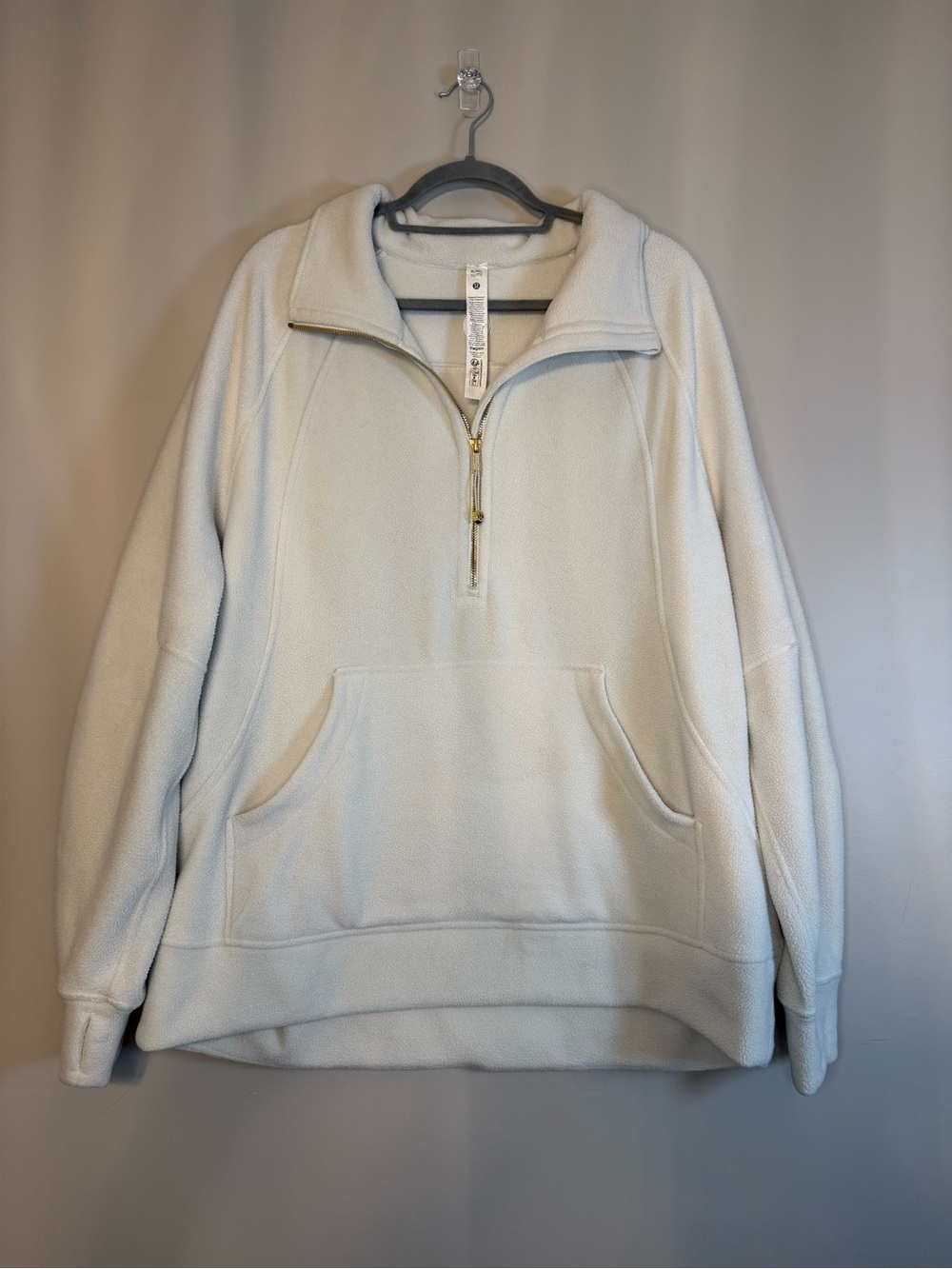 Lululemon Tumbled Fleece Funnel-Neck Half Zip